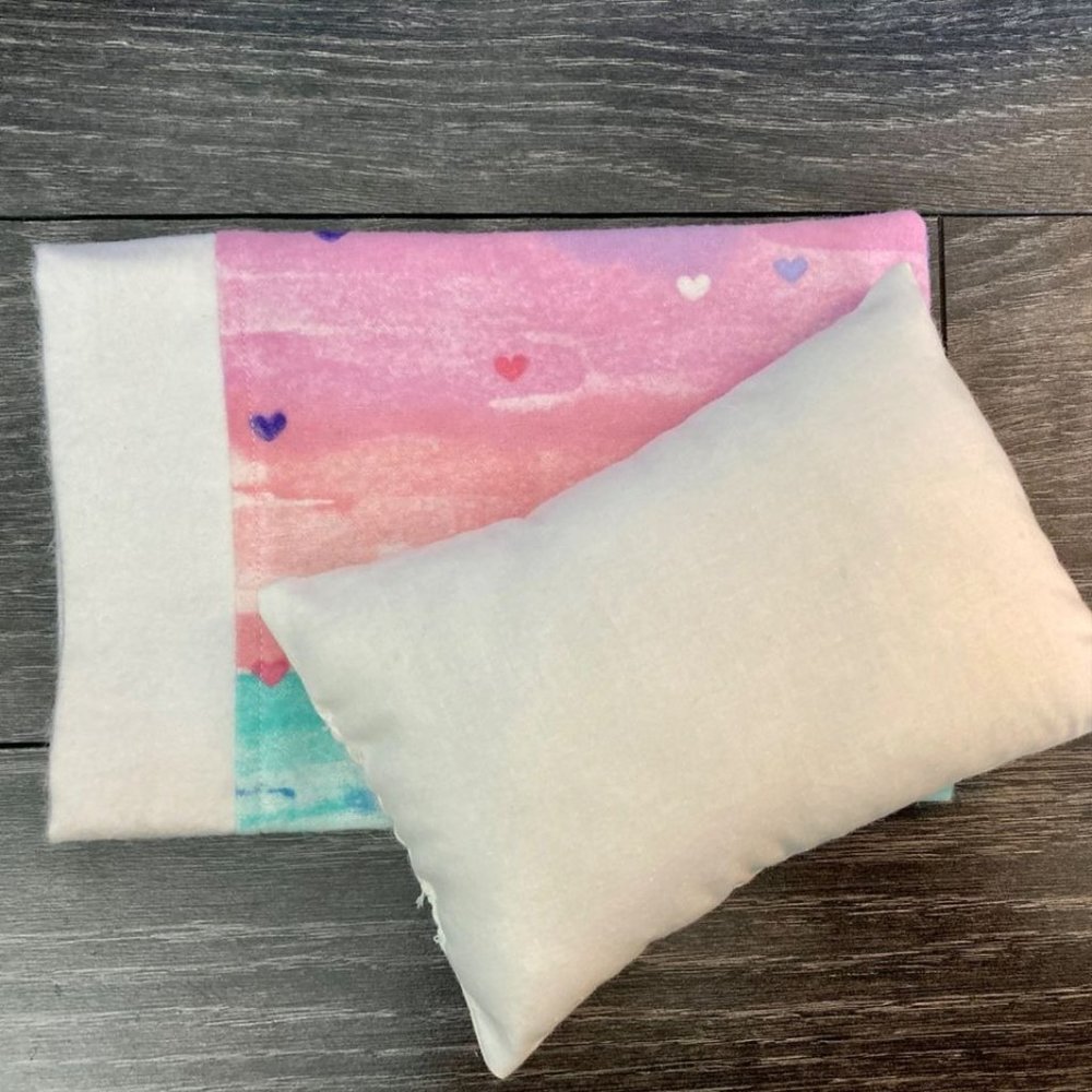 Doll Nightgown Pillow Rainbow Heart fits American Girl and 18” Dolls New Doll Cl - Picture 4 of 10